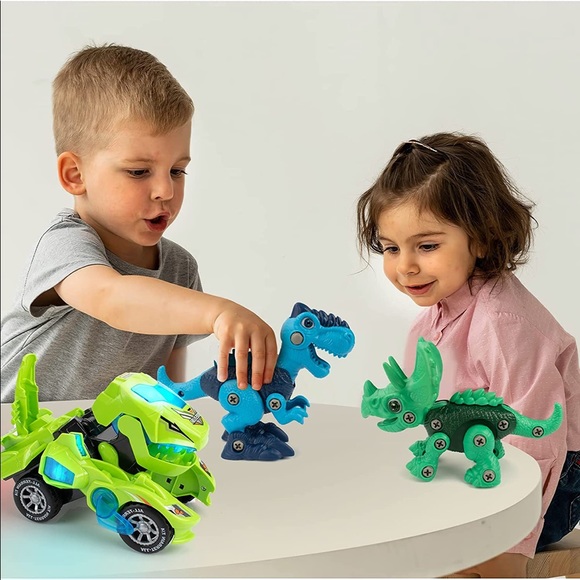 Other - New sealed Dinosaur Toys, Transforming Dinosaur LED Car with Light and Music
